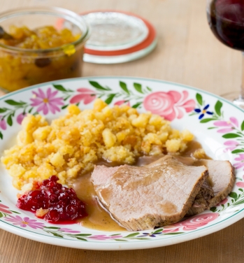Sommer-Menu in der Alpenrose Medergen